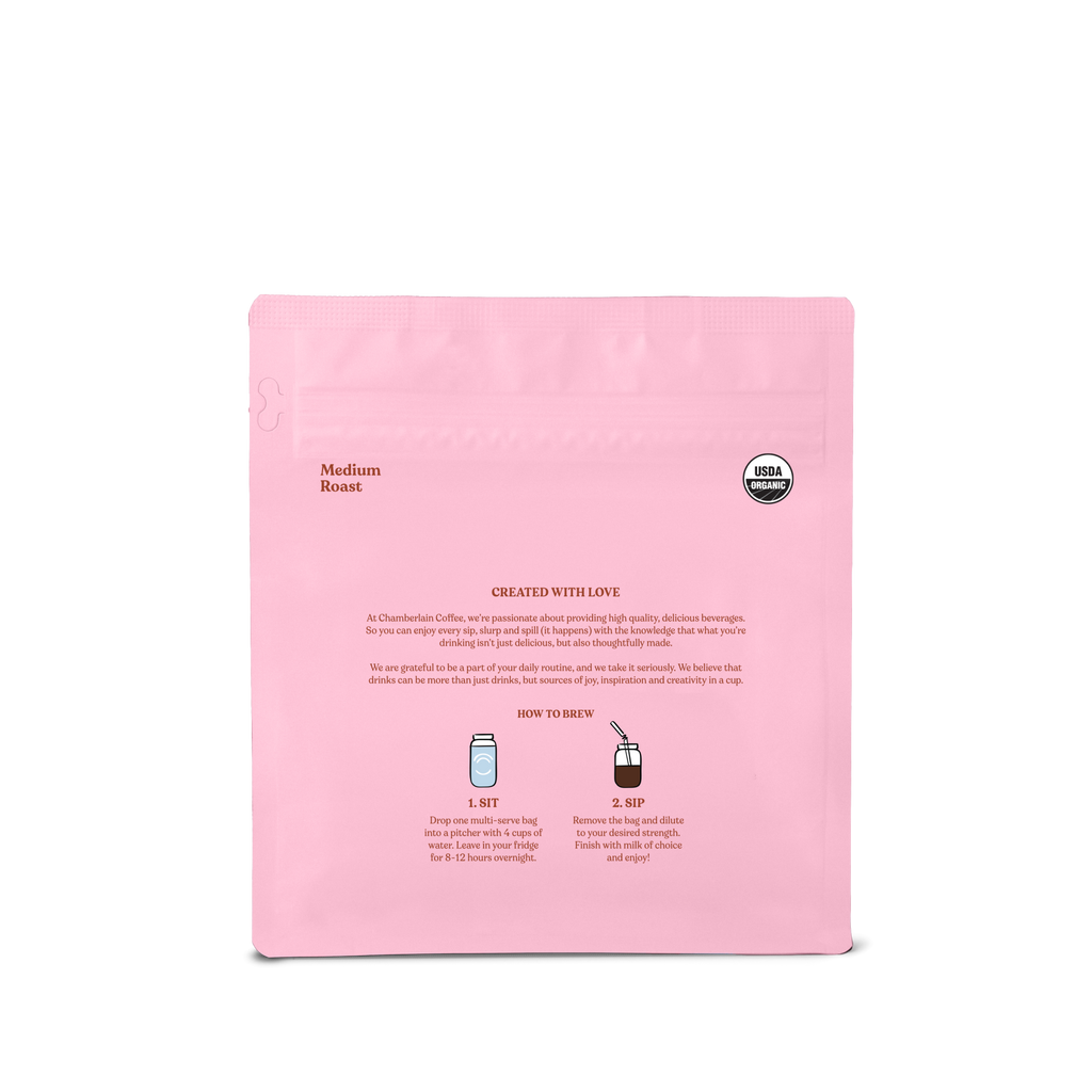 Organic Vanilla Cold Brew Elephant Large Coffee Bags